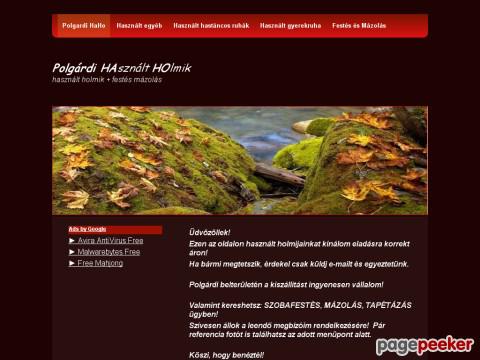 Polgardihaho - használt holmik