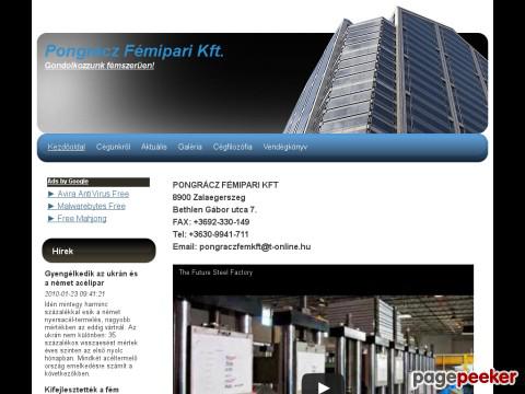 Pongraczfemkft - Pongrácz Fémipari Kft