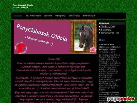 Ponyclubosok