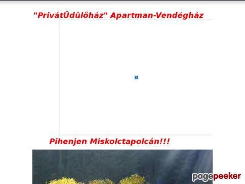 Privatudulohaz - Miskolctapolca - Privát Üdülőház Apartman