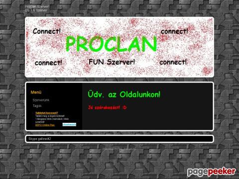 Proclanszerver