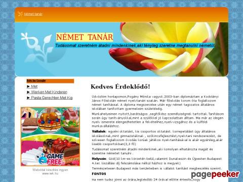Profinemet - nemet tanar godon