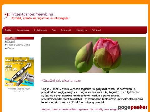 Projektcenter - pályázatírás,nyilvánosság biztosítás