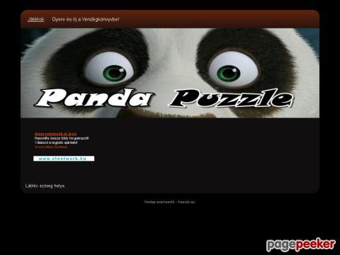 Puzzlepanda - jatekok