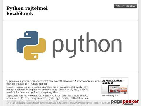 Python - Kezdőoldal