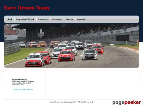 Racedreamteam - Kezdőlap