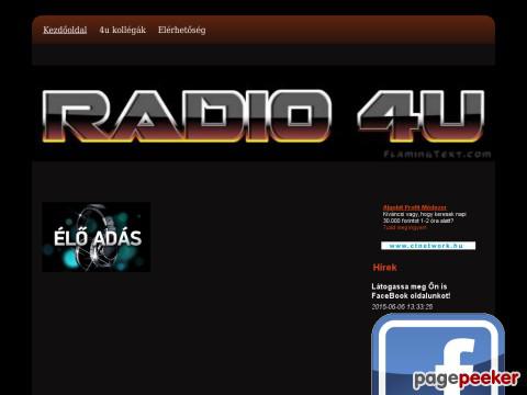 Radio4u - Kezdőoldal
