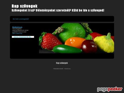 Rapszovegek