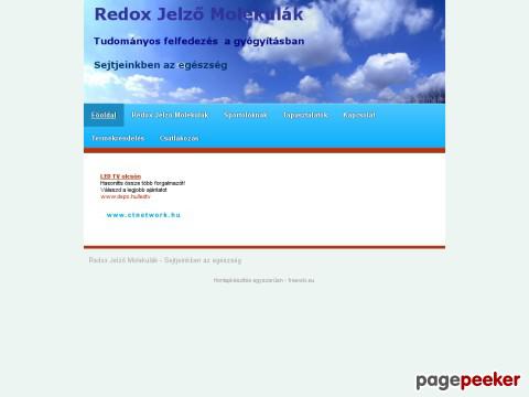 Redoxjelzomolekulak
