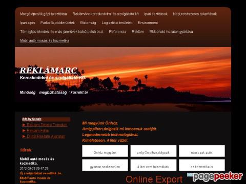 Reklamarc - mozgólépcső tisztítás