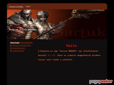 Requiem - Kezdőlap