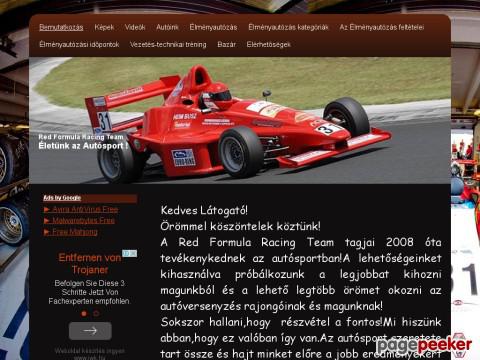 Rfracingteam - Formula élményautózás