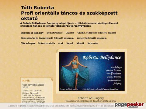 Robesztanc - Tóth Roberta orientális táncos és oktató