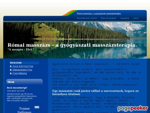 Romaimasszazs - gyógyászati masszázs, római masszázs, terápi ...