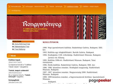 Rongyszonyeg - rongyszônyegek népi iparmûvésztôl