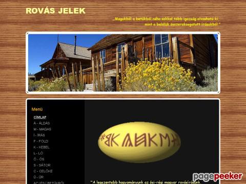 Rovasjavas - ROVÁS KÁRTYÁK, rovásírás, szimbólum