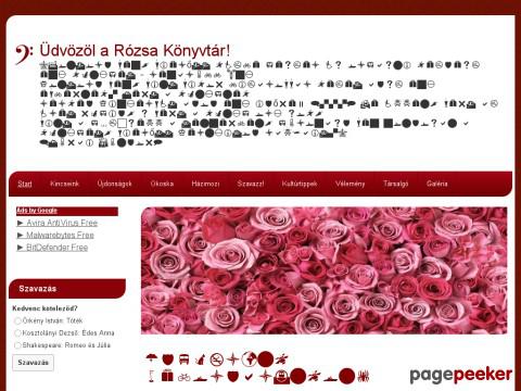 Rozsakt - Főoldal