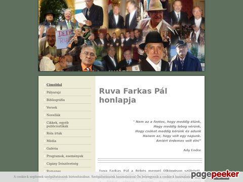 Ruvapal - Ruva Farkas Pál honlapja