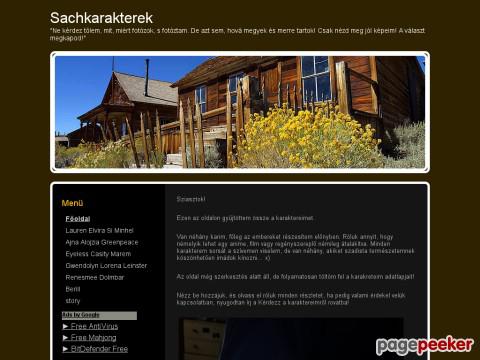 Sachkarakterek