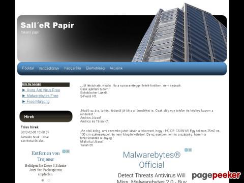 Sallerpapir2011 - Fő oldal