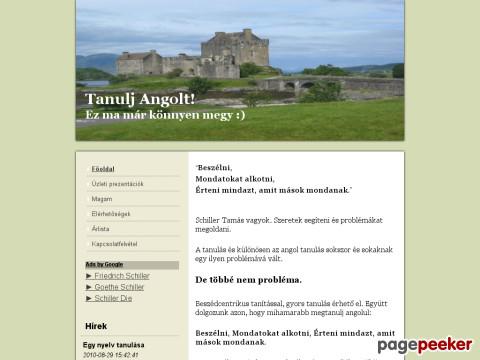 Schillertamas - Tanulj Angolt! Főoldal
