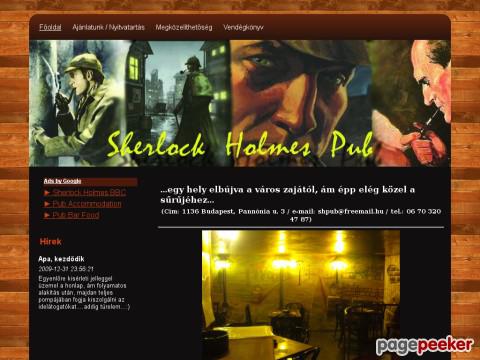 Sherlockholmespub - Főloldal