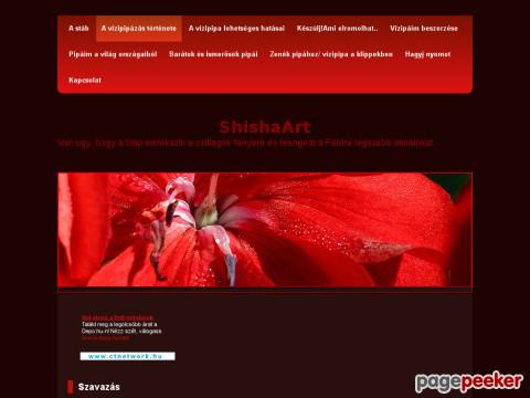 Shishaart - vízipipa, shisha, történelem