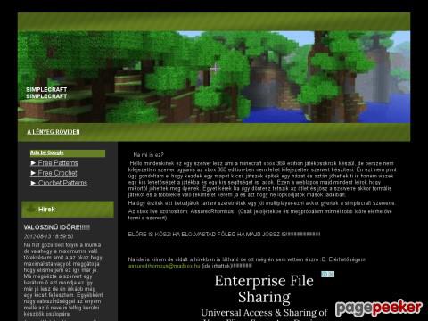 Simplecraft - Szerver: minecraft xbox 360 edition játékosoknak