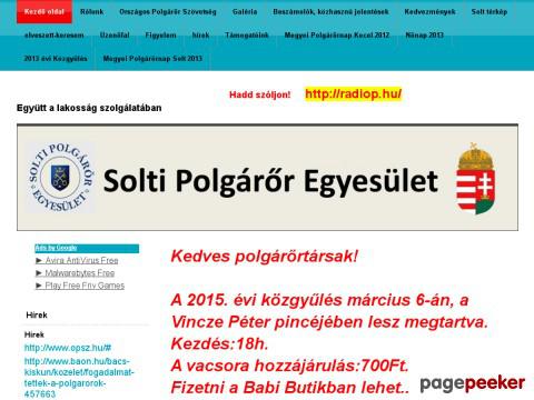 Soltipolgaroregyesulet - Solti Polgárőr Egyesület