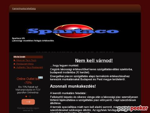 Spartaco - munka/állás