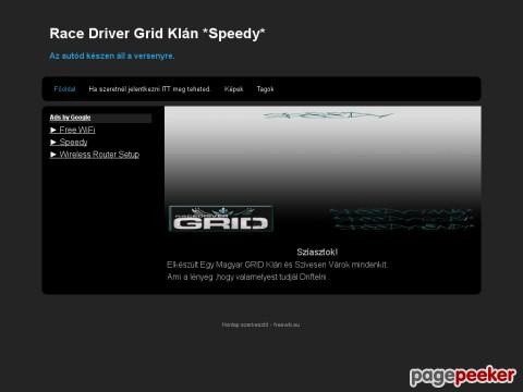 Speedygrid - Grid főoldal