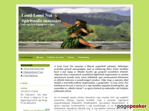 Spiritualismasszazs - spirituális masszázs lomi lomi nui