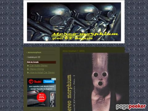 Stereomorphium - stereomorphium zenei magazin