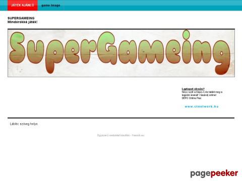 Supergameing - jatekajanlo