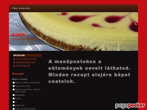 Sutik - Főoldal - Sütik