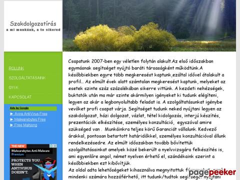 Szakdolgozatiras - szakdolgozat irás