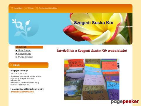 Szegedsuska - kezdőlap