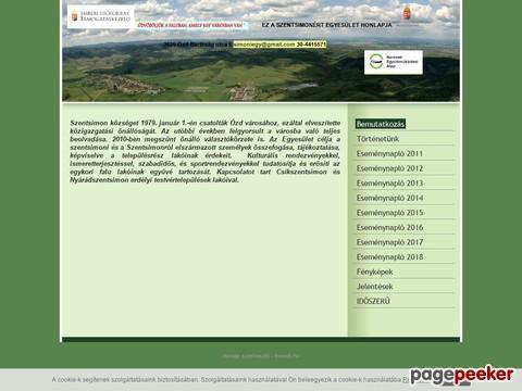 Szentsimonertegyesulet - EZ A SZENTSIMONÉRT EGYESÜLETRŐL