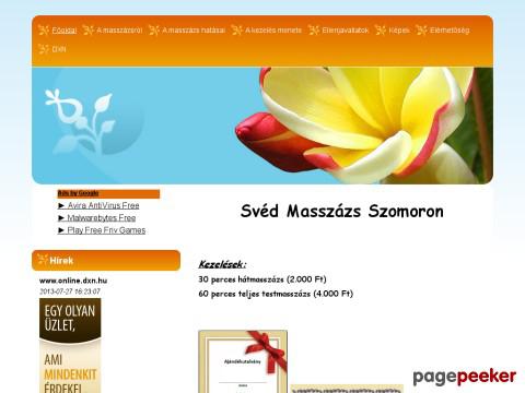 Szomorimasszazs - Masszázs Szomor