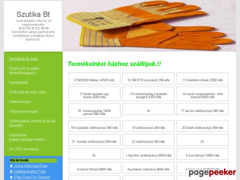 Szutikabt - Termékek és árak,védőszemüveg,füldugó,hall ...