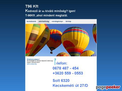T96kft - szaniteráru