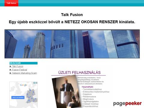 Talkfusion - Talk Fusion - video kommunikáció: a jövő kommu ...