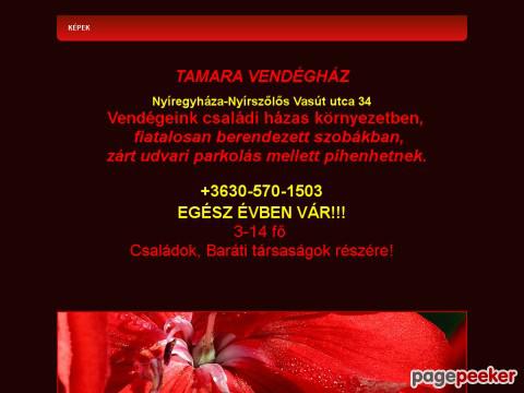 Tamaravendeghaz - tamaravendégház,olcsó szállás nyíregyházán ...
