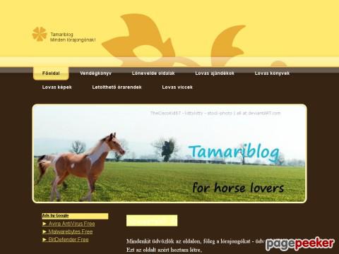 Tamariblog - Tamariblog - Lórajongóknak