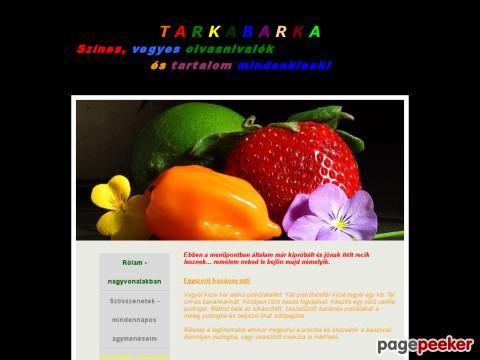 Tarkabarka - Rólam - nagyvonalakban
