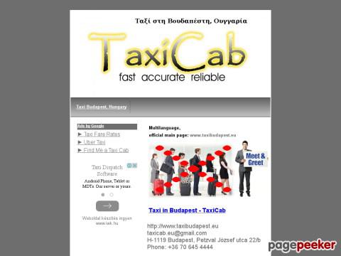 Taxi - Ταξί στη Βουδαπέστη, Ουγγαρ ...