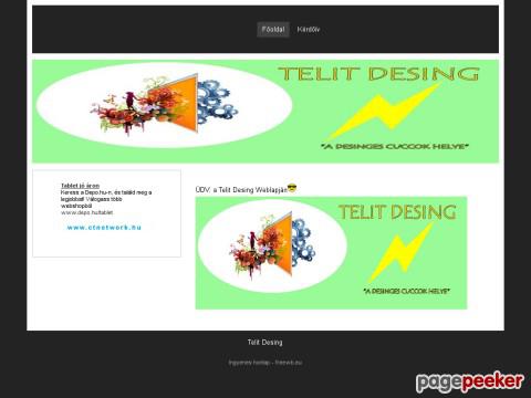 Telitdesing - Telit Desing Főoldal
