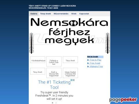 Tenyianett - Tényi Anett stand-up comedy