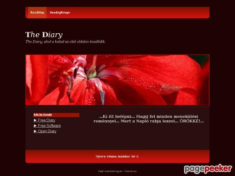 Thediary - The Diary >> Kezdőlap