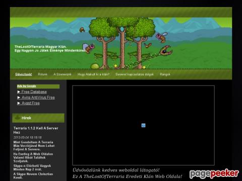Thelostofterraria - TheLostOfTerraria Eredeti Klán Weblapja